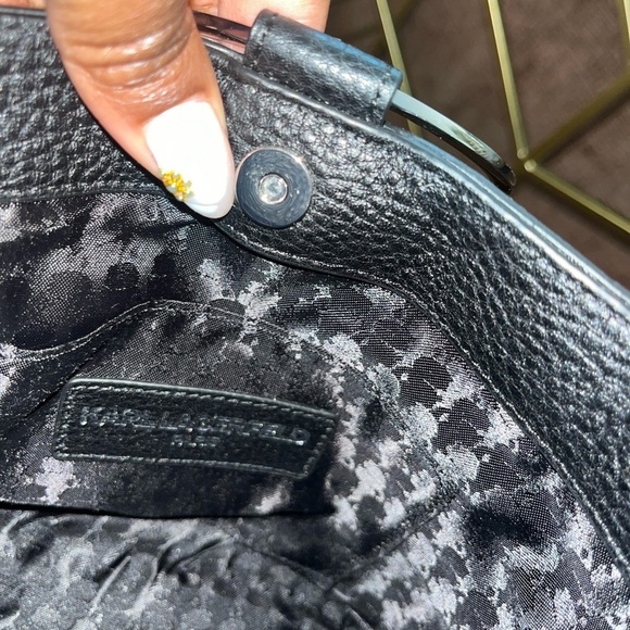 Karl Lagerfeld Black Leather Crossbody Bag - Picture 5 of 7